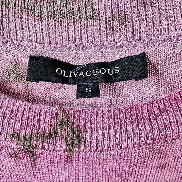 New Tie Dye purple/black top. Size S. - Picture 4 of 6